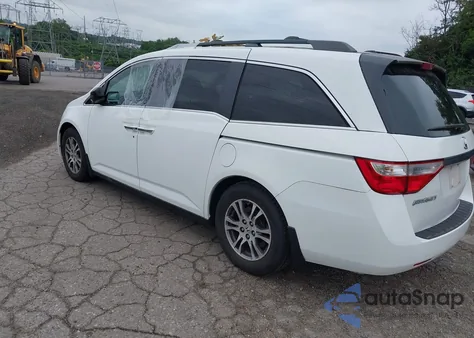 2013 Honda Odyssey Ex-L из США, поврежденный, VIN 5FNRL5H6XDB039867